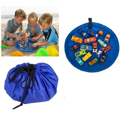 Saco Tapete Organizador Brinquedos Lego Portatil Vira Bolsa Infantil Mini Crianças Bebe Multiuso