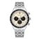 Relógio Masculino London Steel Silver Beige 43mm