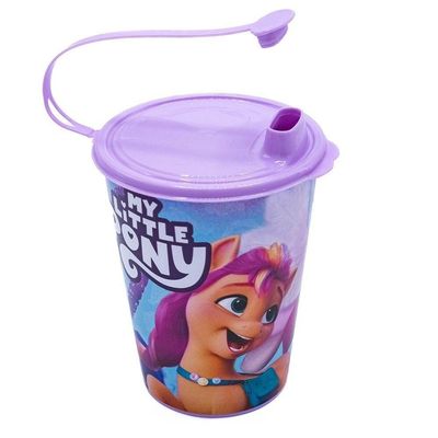 Copo Com Tampa 320ml My Little Pony Decorado Pony