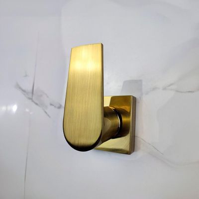 Acabamento Registro Banheiro Alavanca Dourado Gold Escovado Brilhante Padrão Deca Metal Luxo