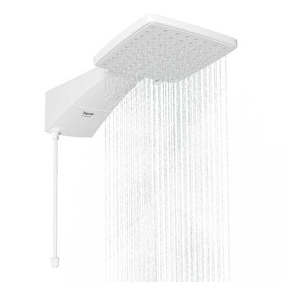 Chuveiro Zagonel Quadratta Eletrônico Branco 127v - 5500w