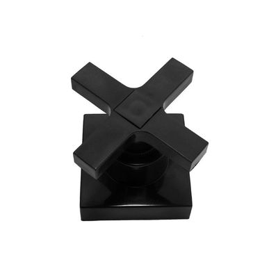 Acabamento Registro Preto Black Padrão Deca Pressão E Gaveta 16 Estrias Abs