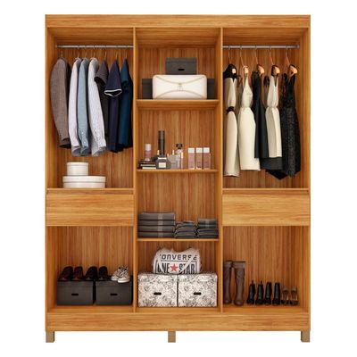 Guarda-Roupa Casal Barão 6 Portas 2 Gavetas Cinamon e Off White
