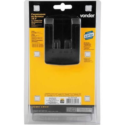 Carregador De Bateria 12V-18V Para Auto Icbc1843 Vonder