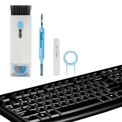 Escova Limpeza 7 Em 1 Teclado Fone Ouvido Celular Macia Rosa