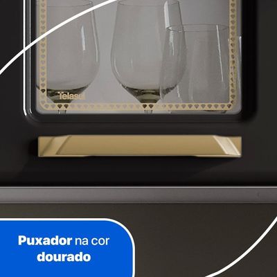 Cozinha De Aço Completa Telasul Diamante Vidro 4Pçs