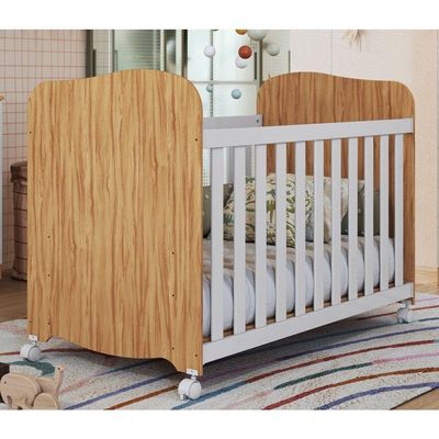Berço Padrão Americano Uli - Moveis Peroba Amendoa-branco