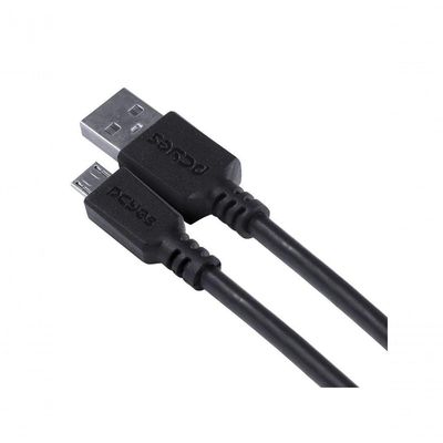 Cabo Para Celular Smartphone Micro Usb Para Usb A 2.0 50 Cm Preto - Pmuap-05