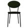 Kit 08 Cadeiras Estofada Para Sala De Jantar Azuri Preto C01 Linho Verde Musgo - Lyam Decor