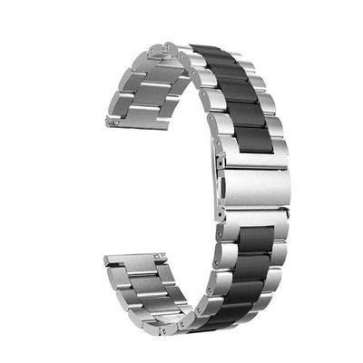 Pulseira Relogio Smartwatch Smartband Band Aço Inox 3 Elos