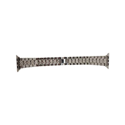 Pulseira Relogio Smartwatch Luxo Pedra Strass Aço