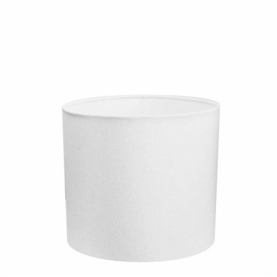 Cúpula Abajur E Luminária Cilíndrica Vivare Cp-7007 ø20x22cm - Bocal Nacional Branco