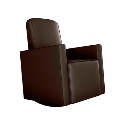 Poltrona De Amamentação Com Balaço E Puff Premium Annecy Matrix Sintetico Marrom