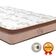 Cama Box Solteirão Marrom E Colchão Victory Molas Vstore