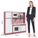 Cozinha Infantil Helena C/ Fogão Forno E Armários Branco/rosa