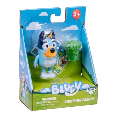 Boneco Colecionável 6cm Bluey - Bluey com Brócolis