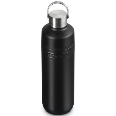 GARRAFA LE CREUSET TÉRMICA ON THE GO EM AÇO INOXIDÁVEL 1 LITRO MATTE BLACK 41066330000001