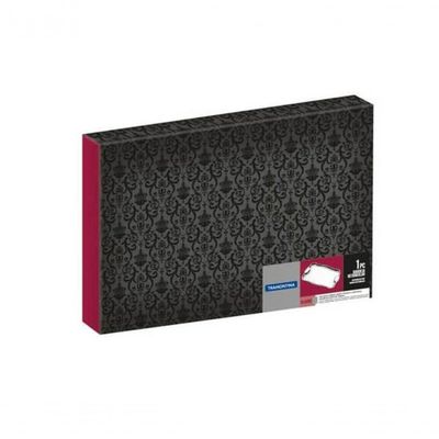 Bandeja Retangular Tramontina Classic 42 X 29cm Em Aço Inox Com Alça
