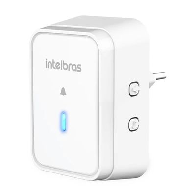 Campainha Sem Fio Intelbras Cib101 Com Bateria - 4522001 Branco Bivolt