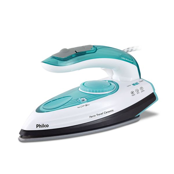 Ferro de Passar a Vapor Philco Travel Ceramic Bivolt Bivolt