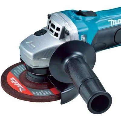 Esmerilhadeira Angular 115mm 4-1-2'' 11000 Rpm Com Bateria Carregador E Maleta Dga452rfe Makita
