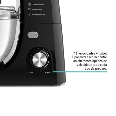 Batedeira Planetária Philco 775W 3 Batedores PBP770PI 220V