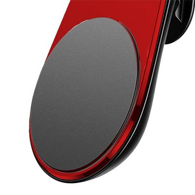 Suporte Adaptador Magnético p/Painel De CarroL/Vermelho