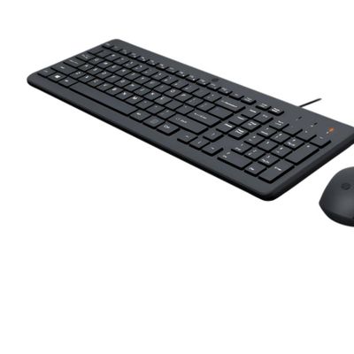 Combo Teclado E Mouse Com Fio Hp150 Usb Classic Preto