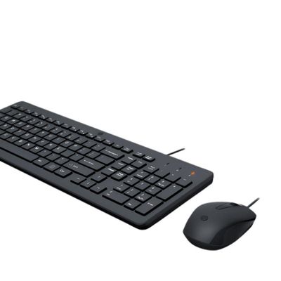 Combo Teclado E Mouse Com Fio Hp150 Usb Classic Preto
