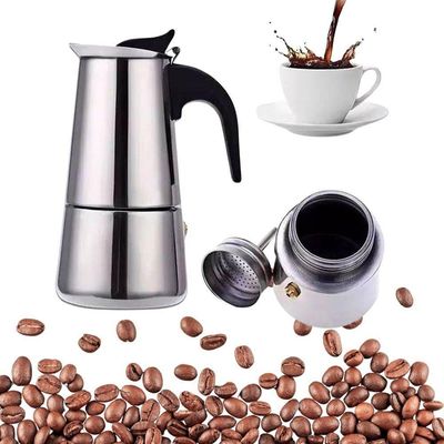 Cafeteira Italiana Moka 300ml Aço Inox Premium 06 Xícaras