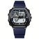 Relógio Esportivo Masculino Pulseira Em Silicone Display Híbrido Digital Analógico Azul