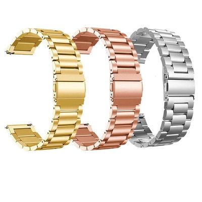 Kit 3 Pulseiras Smartwatch Relogio Inox