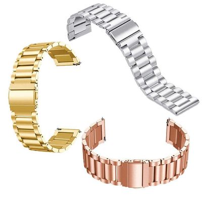 Kit 3 Pulseiras Smartwatch Relogio Inox