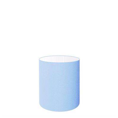 Cúpula Abajur Cilíndrica Cp-7001 ø13x15cm - Azul Bebê