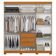 Guarda Roupa Casal 200cm Com Espelho Viny A02 Off/cinamomo - Mpozenato