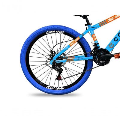 Bicicleta Grau Aro 26 21 Marchas Colli Azul Claro