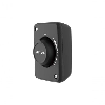 Ventilador De Parede Ventisol Oscilante 60cm Metal Preto 1400rpm Bivolt