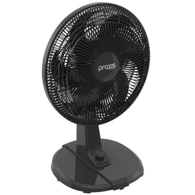 Ventilador De Mesa VENT42PT 6 Pás 3 Velocidades Praxis Preto 220V