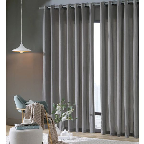 Cortina Rústica Bella Janela 2,00m x 1,60m Pantex Cor Cinza Cortina Rústica Bella Janela 2,00m x 1,60m Pantex Cor Cinza