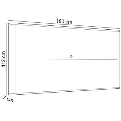 Rack Sala Com Painel Para TV 75 Pol 4 Portas Brise 180cm Pés Preto Clio I03 Louro Luna - Lyam