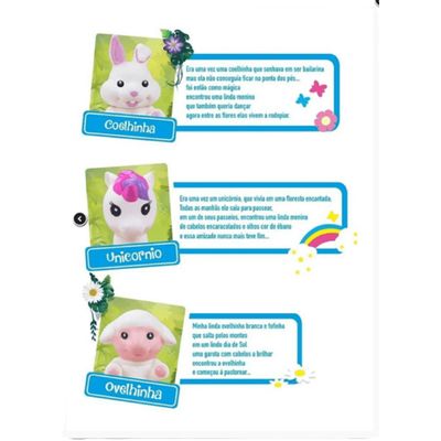 Boneca Babys Collection Conto De Fadas Loira Com Coelhinho 385 - Diver Toys
