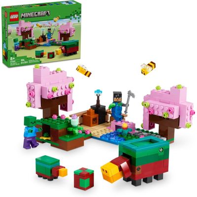 Bloco De Montar Minecraft O Jardim Das Cerejeiras 21260 - Lego