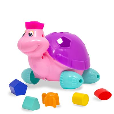 Brinquedo Educativo Baby Land Tortuga 3008 - Cardoso Azul