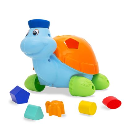 Brinquedo Educativo Baby Land Tortuga 3008 - Cardoso Azul