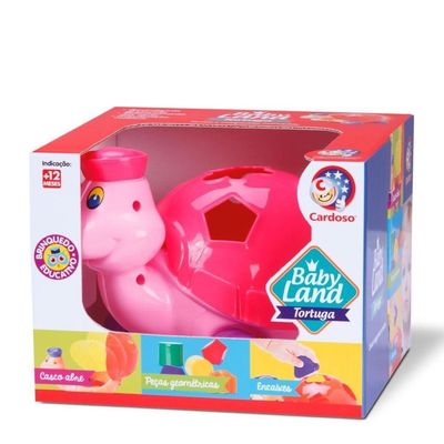 Brinquedo Educativo Baby Land Tortuga 3008 - Cardoso Azul