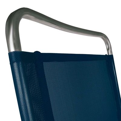 Cadeira Master Plus Alumínio Azul