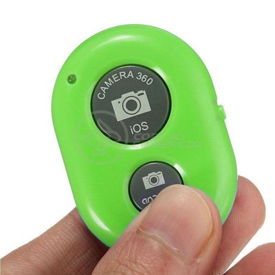 Controle Remoto Disparador De Fotos Bluetooth Selfie - Verde
