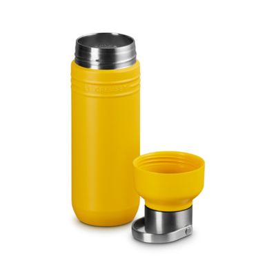 GARRAFA LE CREUSET TÉRMICA ON THE GO EM AÇO INOXIDÁVEL 500ML AMARELO NECTAR 41066286720001
