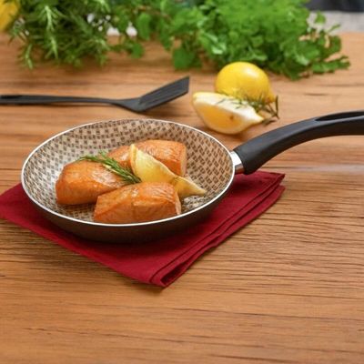 Conjunto 4 Frigideiras Antiaderente 20cm Alumínio 800ml Restaurante Vermelho