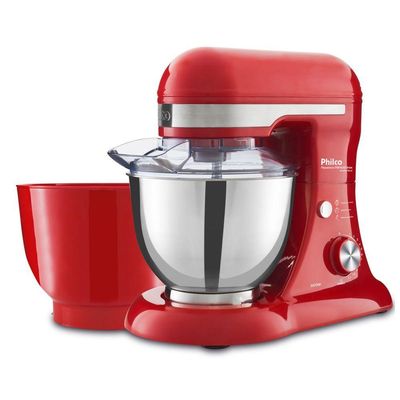 Batedeira Planetária Philco PBP600V Turbo Inox Double Bowl 600W 110V